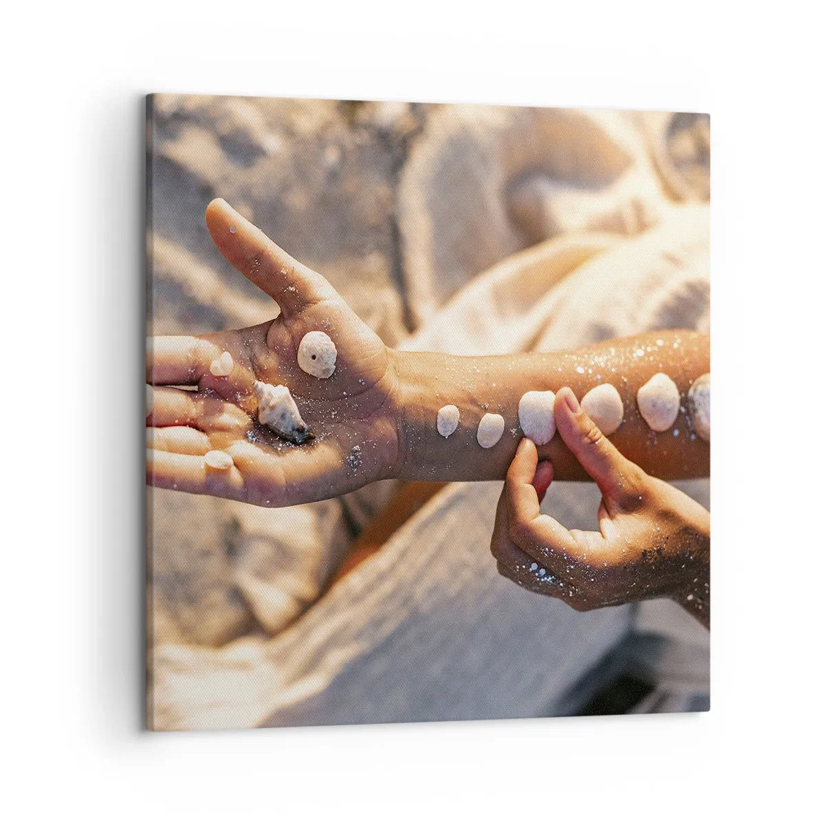 Impression sur toile - Image sur toile - La beauté à portée de main - 50x50 cm