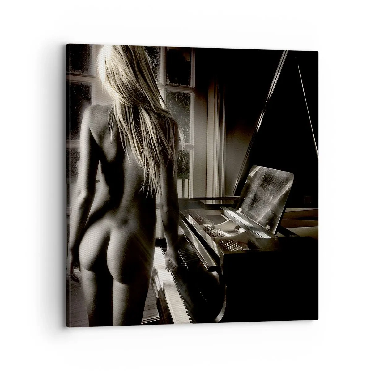 Impression sur toile - Image sur toile - Harmonie parfaite du soir - 70x70 cm