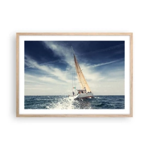 Affiche dans un chêne clair - Poster - Ils ne nous rattraperont pas ! - 70x50 cm