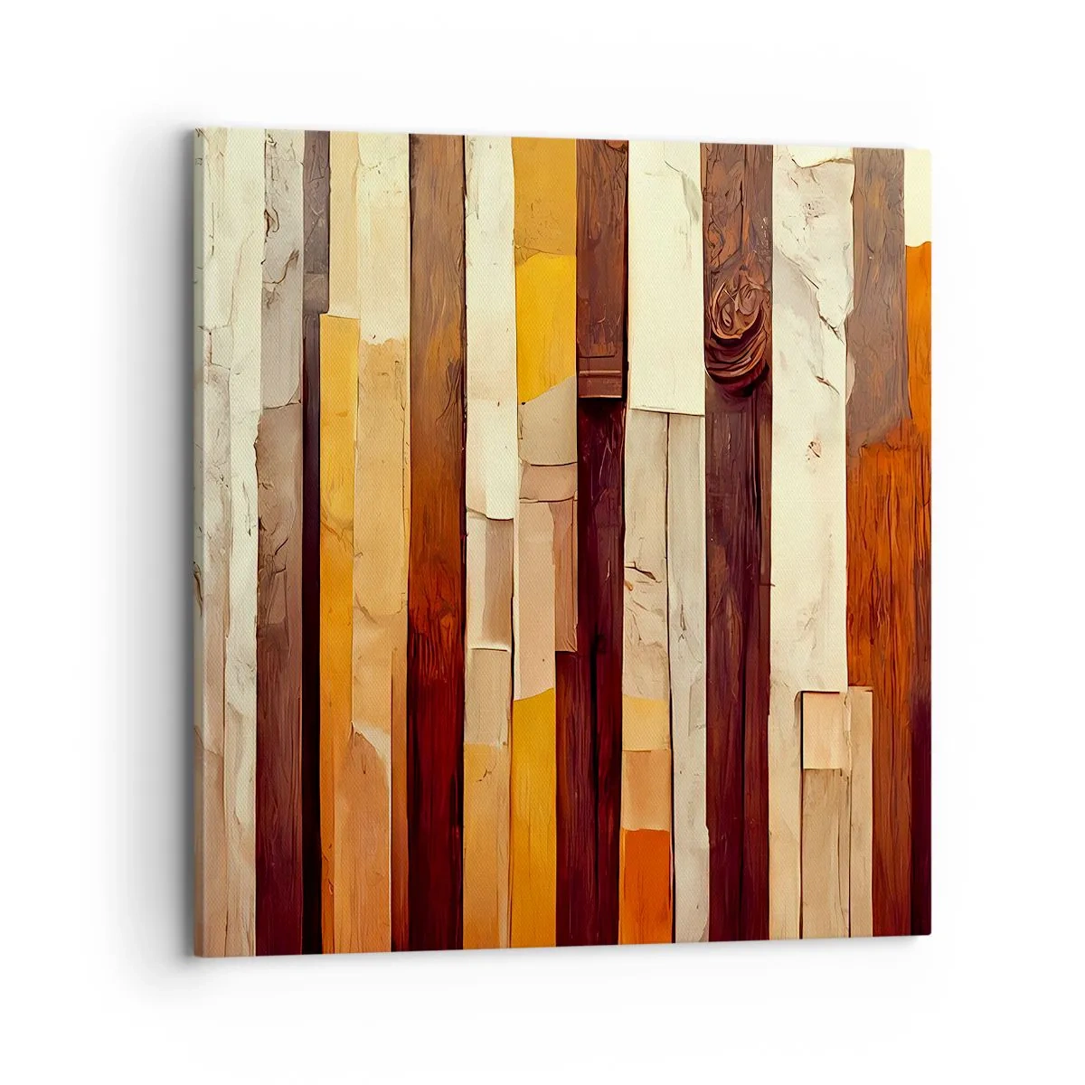 Impression sur toile - Image sur toile - Hymne des arbres forestiers - 70x70 cm