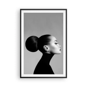 Affiche dans un cadre noir - Poster - Néfertiti moderne - 61x91 cm