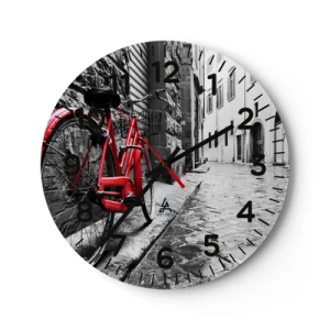 Horloge murale - Pendule murale - La vraie beauté ne vieillit pas - 30x30 cm