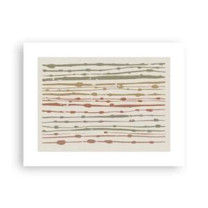 Affiche - Poster - Notation musicale des couleurs - 40x30 cm