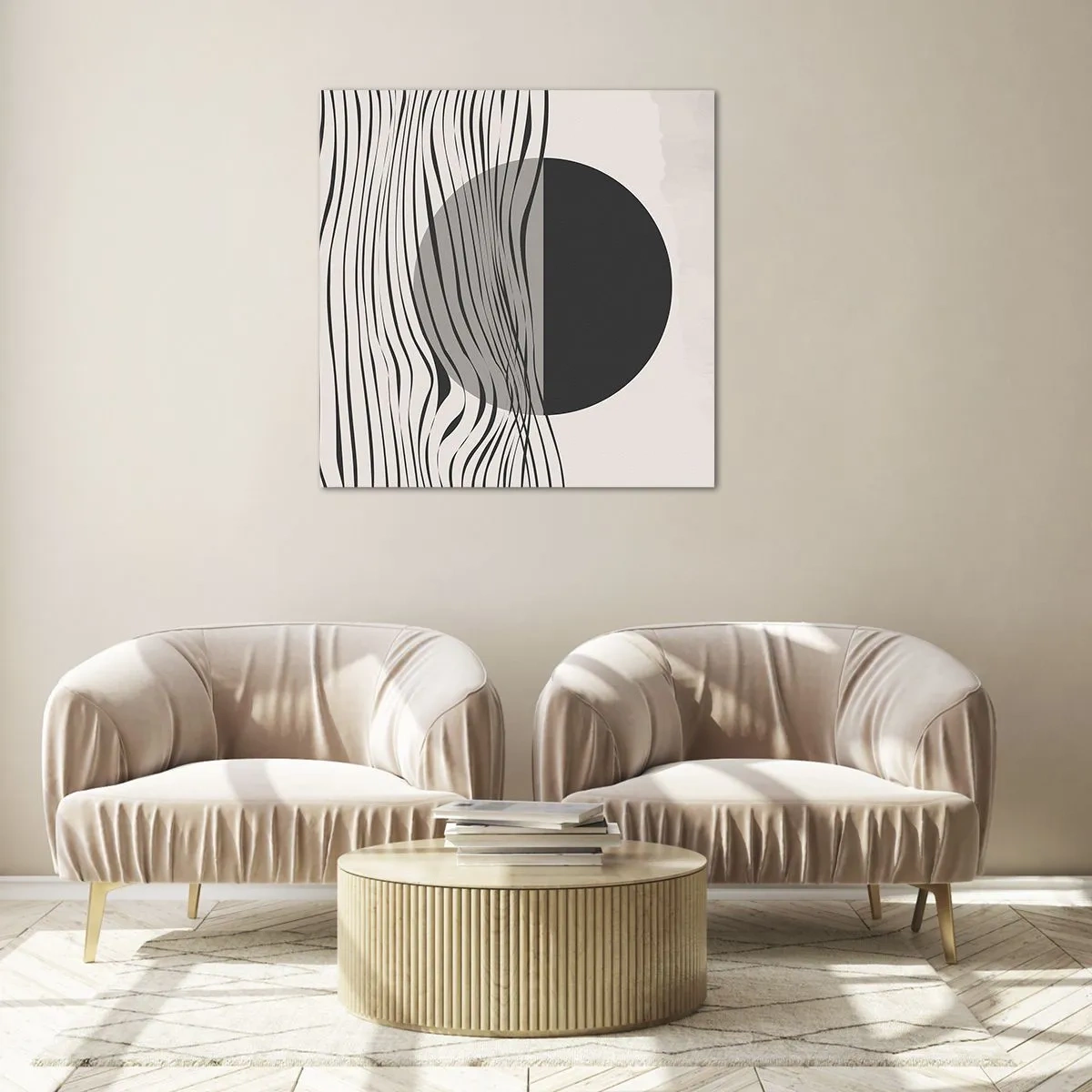 Impression sur verre - Image sur verre - Demi composition - 30x30 cm