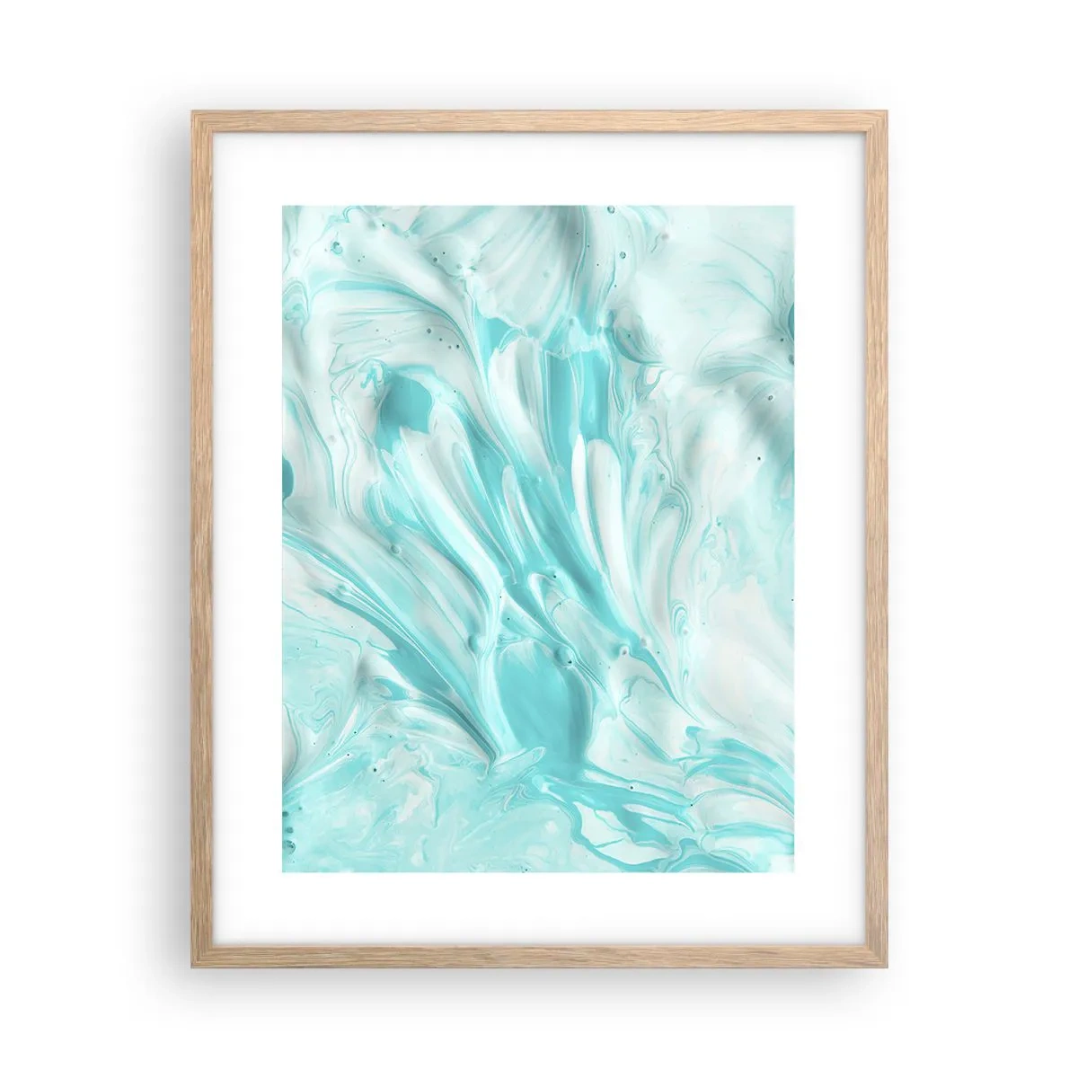 Affiche dans un chêne clair - Poster - Ensemble pour toujours - 40x50 cm