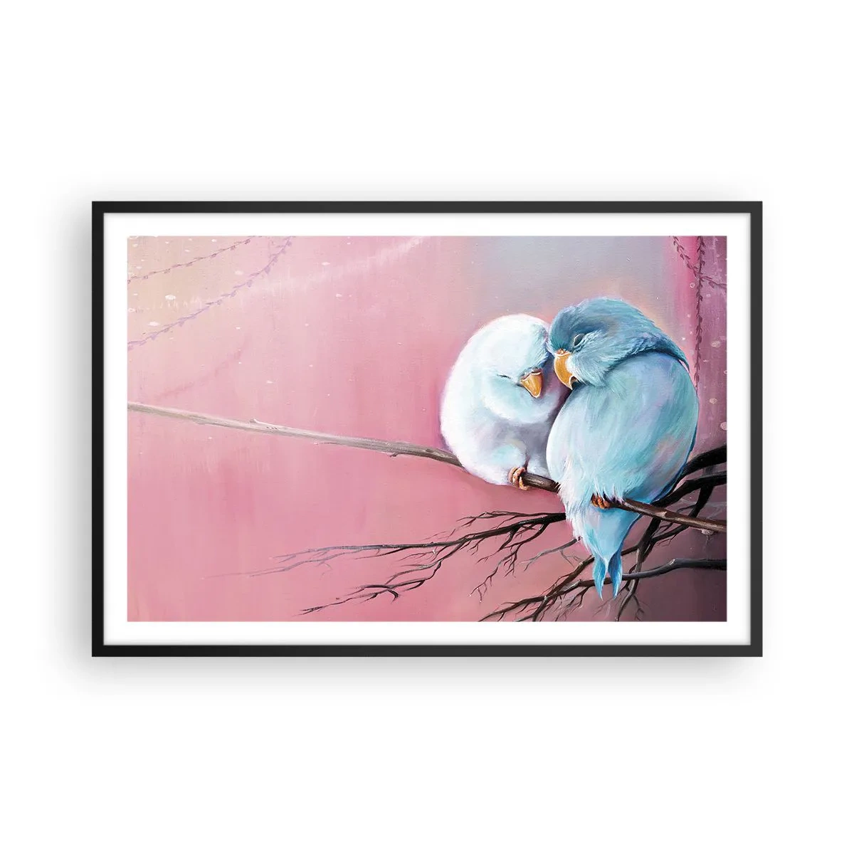 Affiche dans un cadre noir - Poster - Que dire de plus?... - 91x61 cm