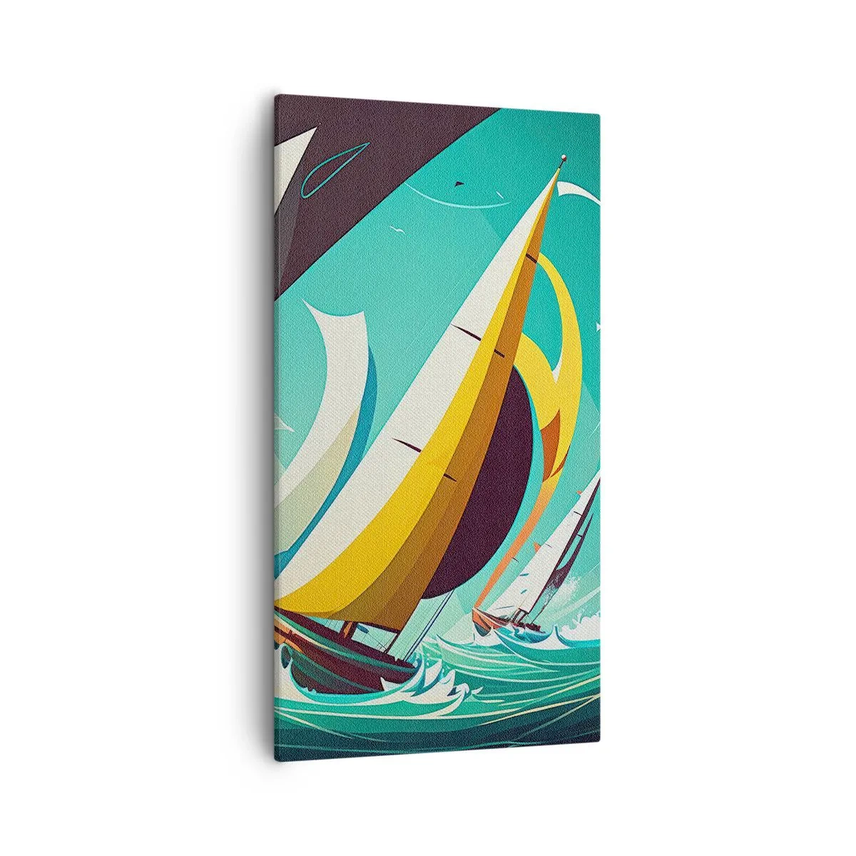 Impression sur toile - Image sur toile - Bonne chance avec les éléments - 55x100 cm