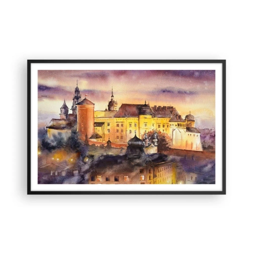 Affiche dans un cadre noir - Poster - Histoire et conte de fées - 91x61 cm