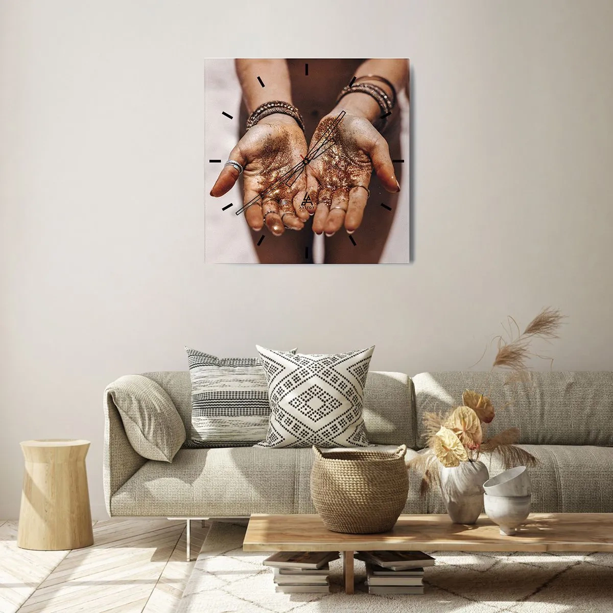 Horloge murale - Pendule murale - Un don pour vous - 30x30 cm