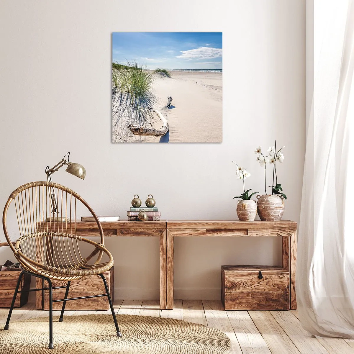 Impression sur toile - Image sur toile - La plus belle? La Baltique - 70x70 cm