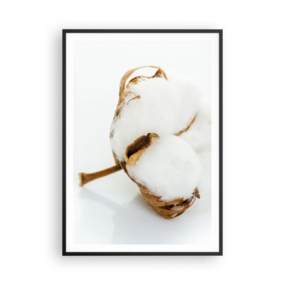 Affiche dans un cadre noir - Poster - Doux par nature - 70x100 cm