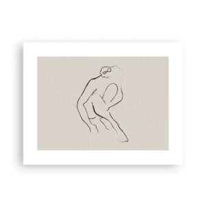 Affiche - Poster - Croquis intime - 40x30 cm