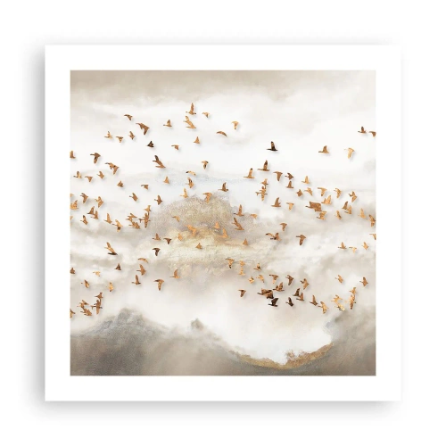 Affiche - Poster - Il est l'heure… - 50x50 cm