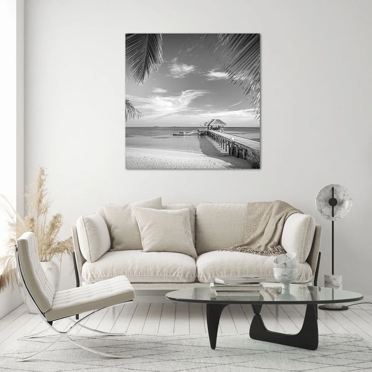 Impression sur verre - Image sur verre - Souvenirs ou rêve? - 70x70 cm