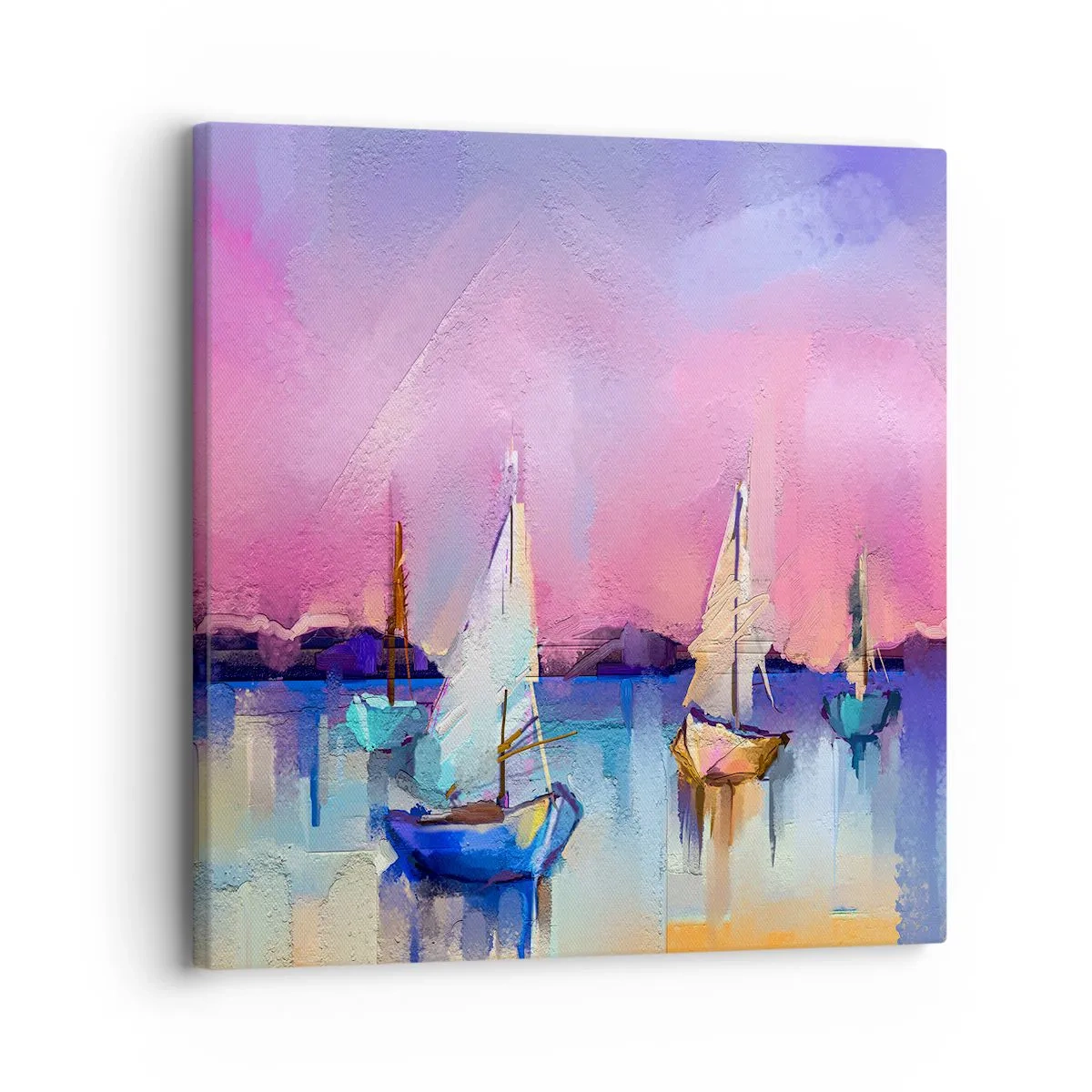 Impression sur toile - Image sur toile - Direction: les eaux larges - 30x30 cm