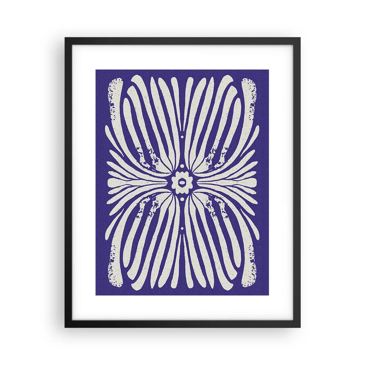 Affiche dans un cadre noir - Poster - Inspirations ethniques - 40x50 cm