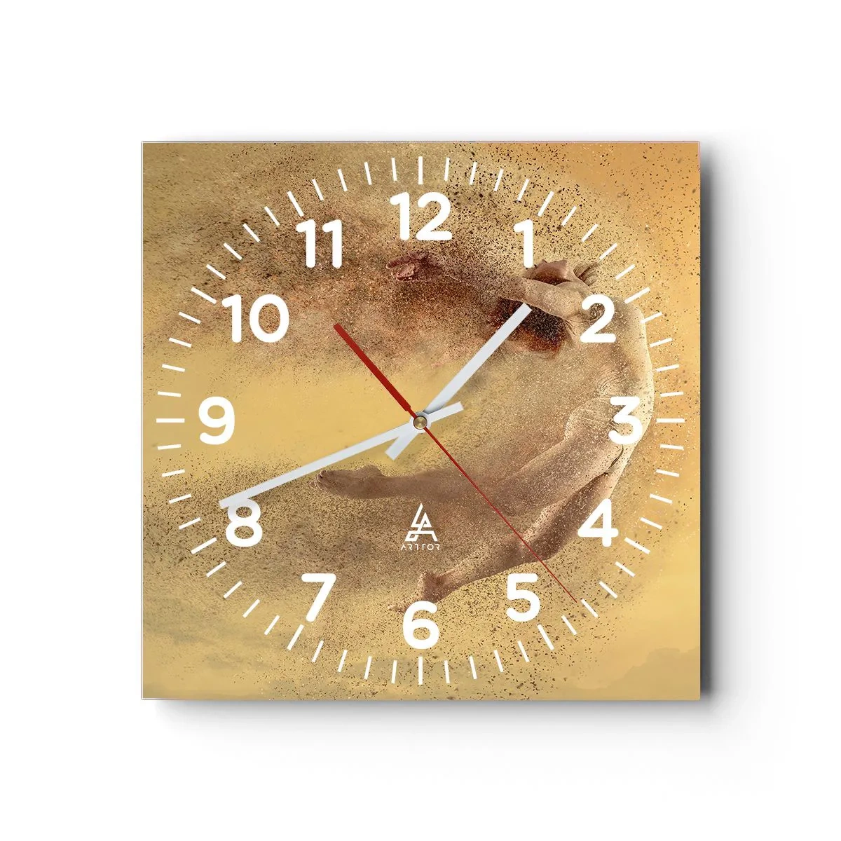 Horloge murale - Pendule murale - Dans le ravissement de la danse - 30x30 cm
