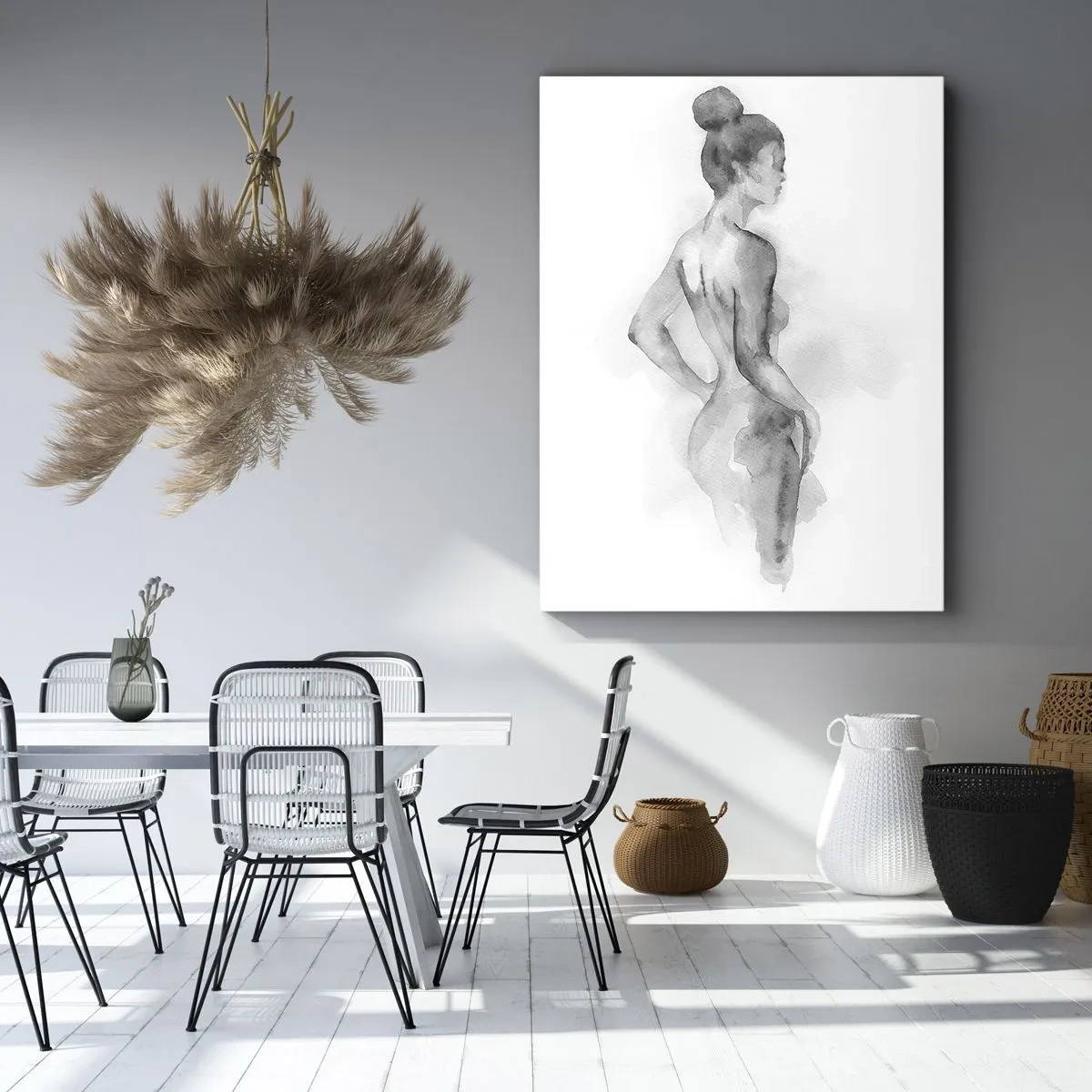 Impression sur toile - Image sur toile - Belle comme une peinture - 55x100 cm
