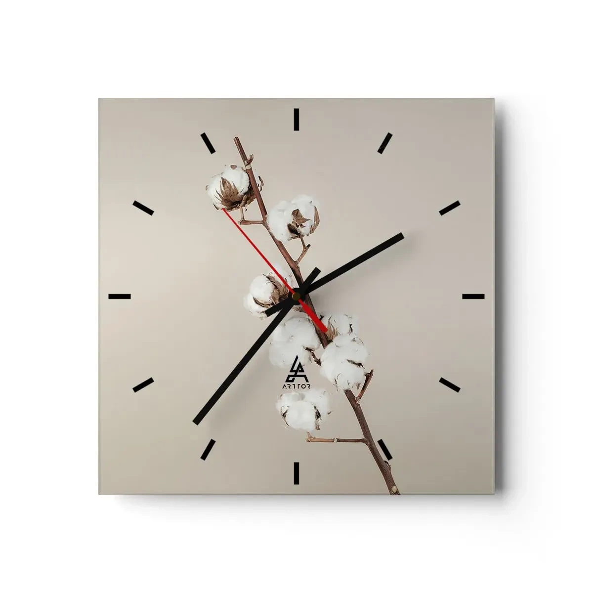 Horloge murale - Pendule murale - A la source de la douceur - 40x40 cm