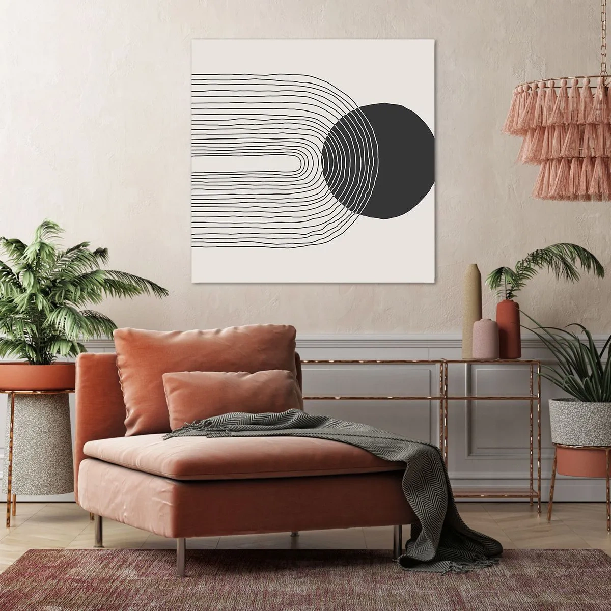 Impression sur toile - Image sur toile - Tremblement et confiance - 60x60 cm