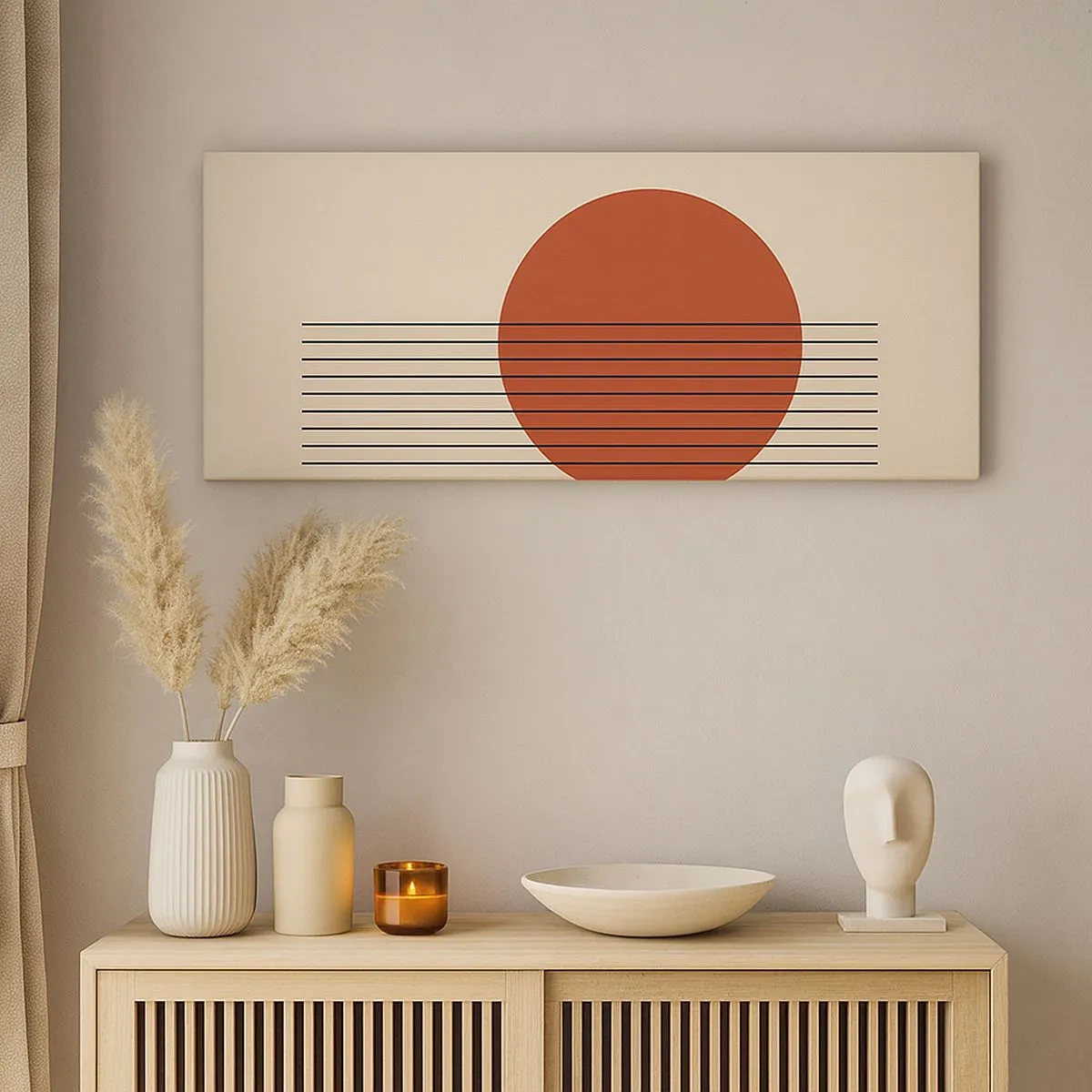 Impression sur toile - Image sur toile - Aux alentours et plus loin - 100x40 cm