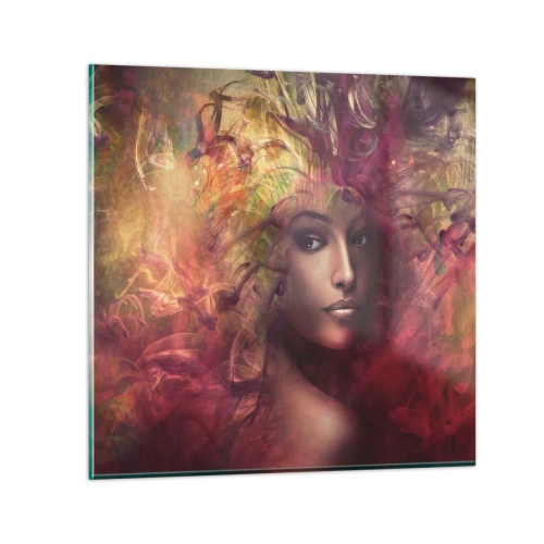 Impression sur verre - Image sur verre - Je suis ici! - 70x70 cm