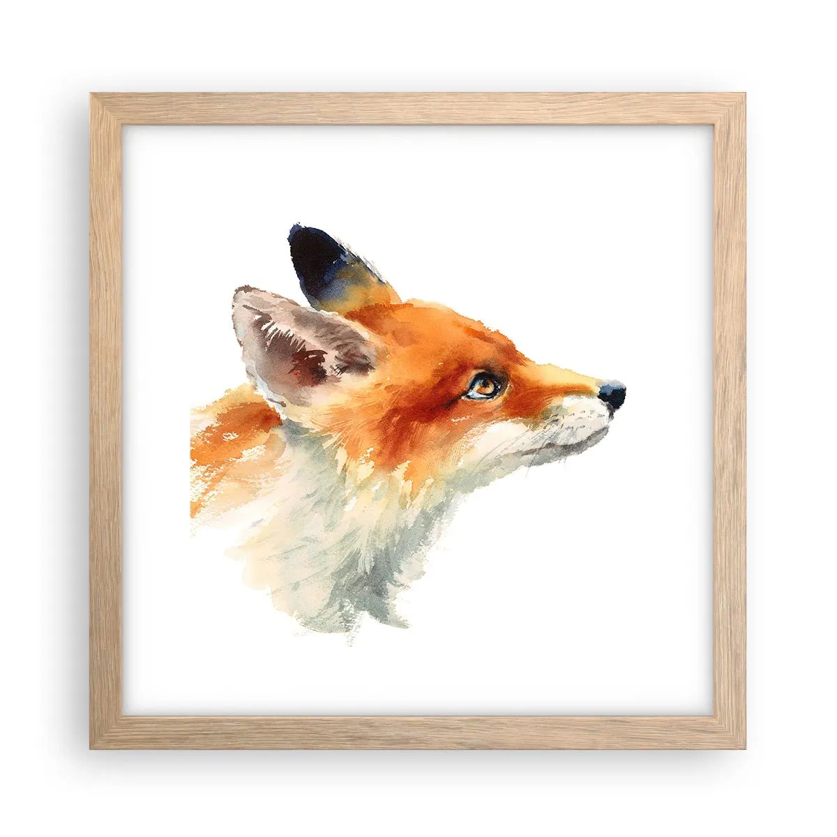 Affiche dans un chêne clair - Poster - Vous ne pouvez jamais être trop prudent - 30x30 cm