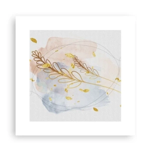 Affiche - Poster - Explosion d'or - 30x30 cm