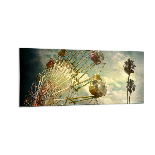 Impression sur verre - Image sur verre - On va faire la fête - 100x40 cm