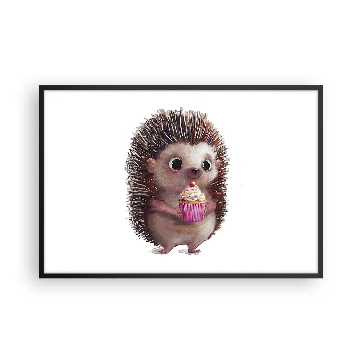 Affiche dans un cadre noir - Poster - La fête c'est tous les jours - 91x61 cm