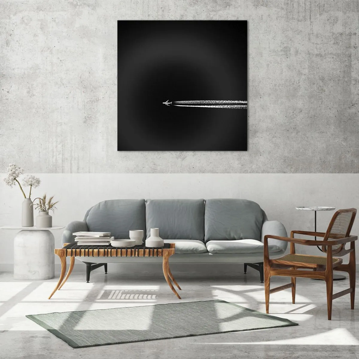 Impression sur verre - Image sur verre - Dans une autre dimension - 60x60 cm