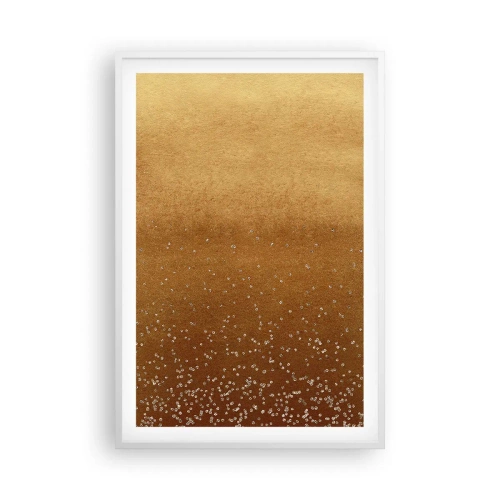 Affiche dans un cadre blanc - Poster - Origine du monde - 61x91 cm