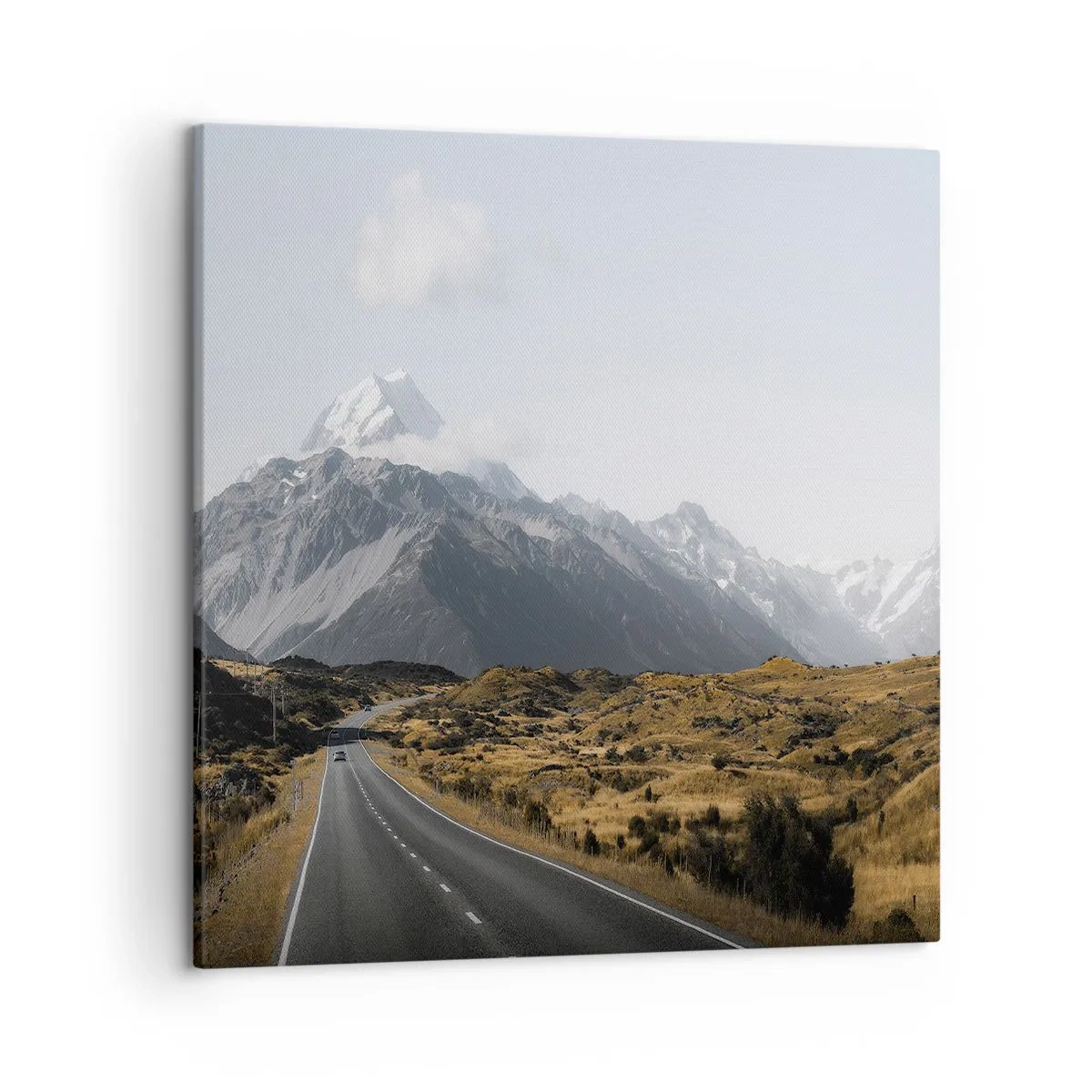 Impression sur toile - Image sur toile - Chemin vers le coeur de la montagne - 50x50 cm