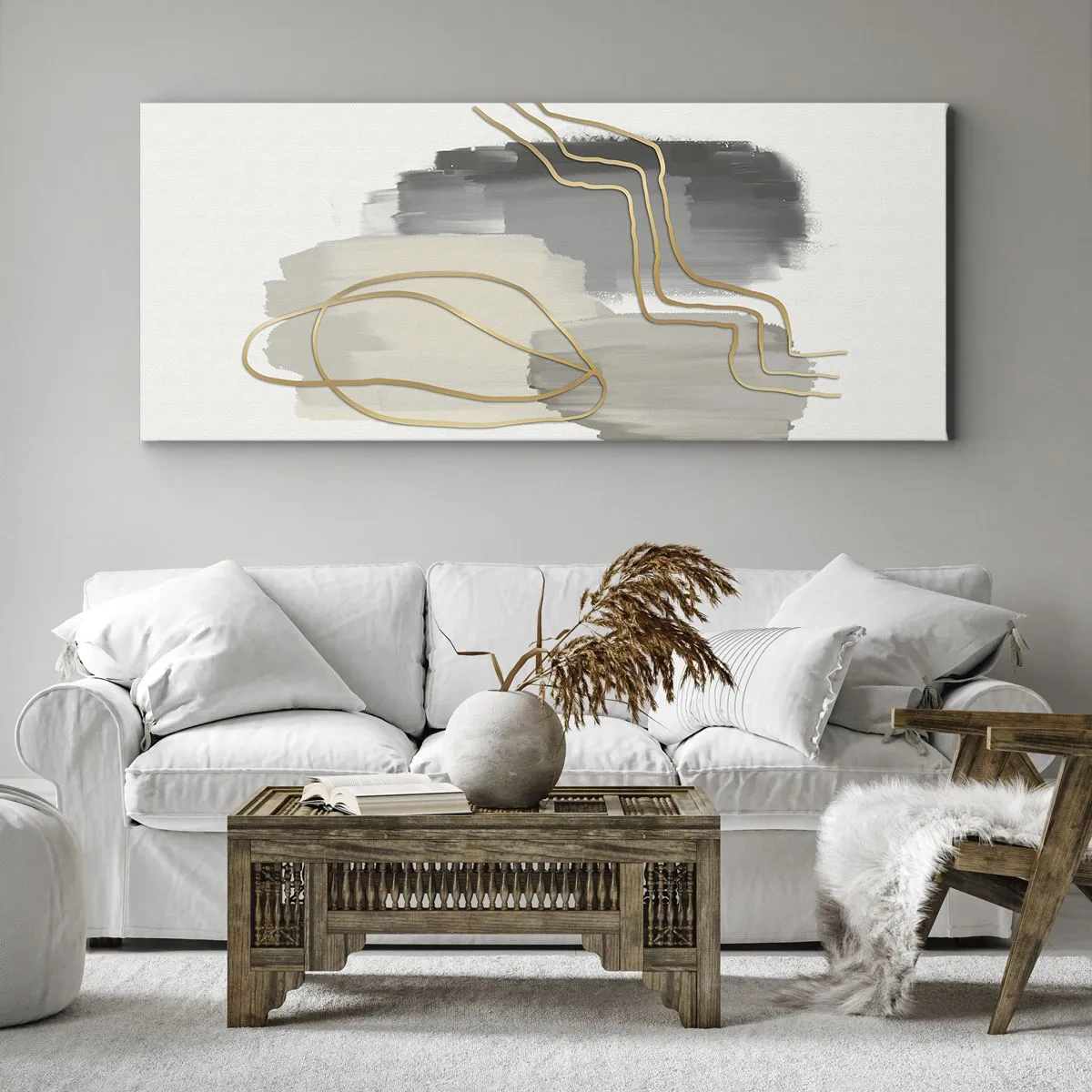 Impression sur toile - Image sur toile - Durée et mouvement - 100x40 cm