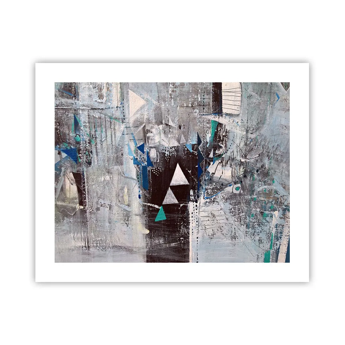 Affiche - Poster - Ordre prioritaire des triangles - 50x40 cm