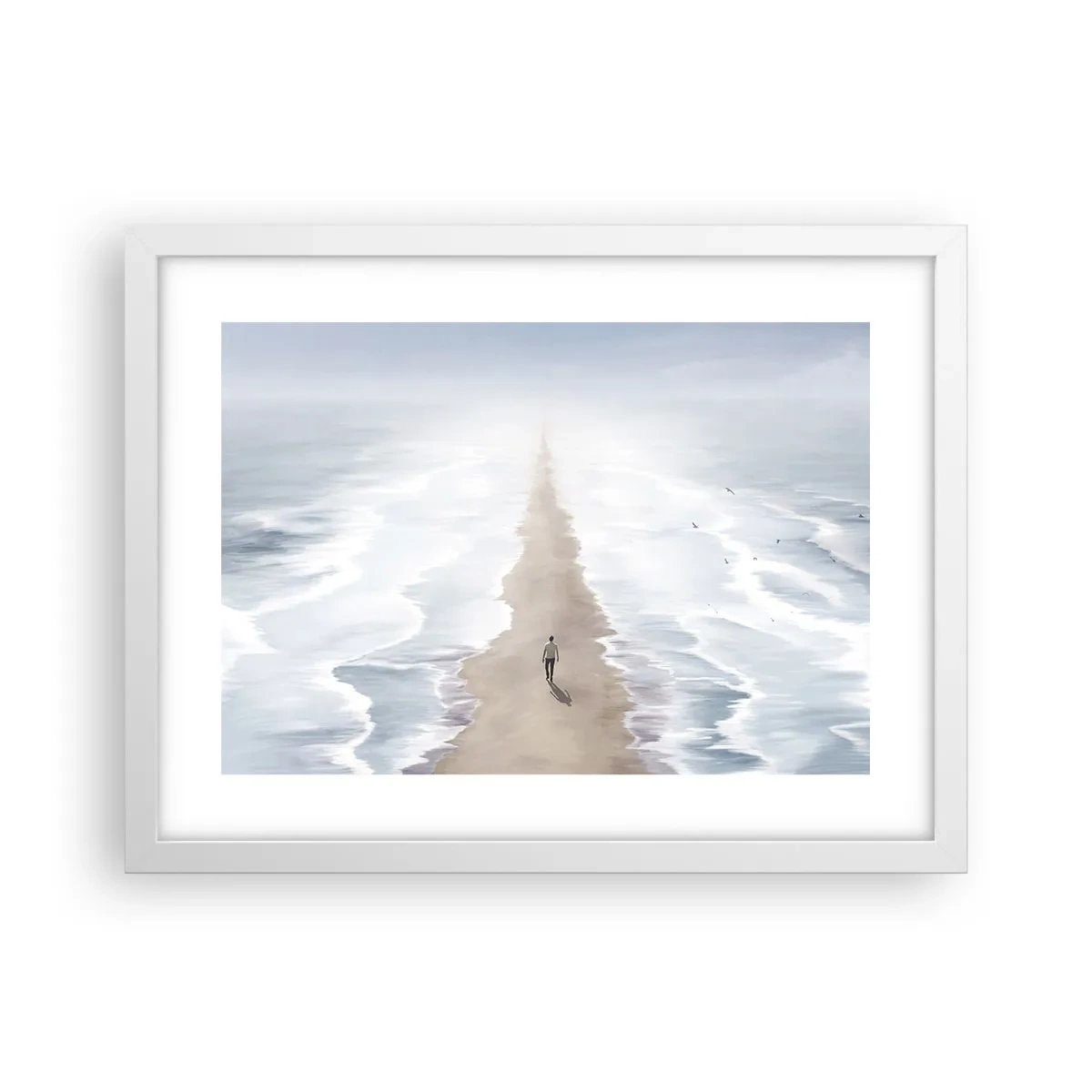 Affiche dans un cadre blanc - Poster - Un brillant avenir - 40x30 cm