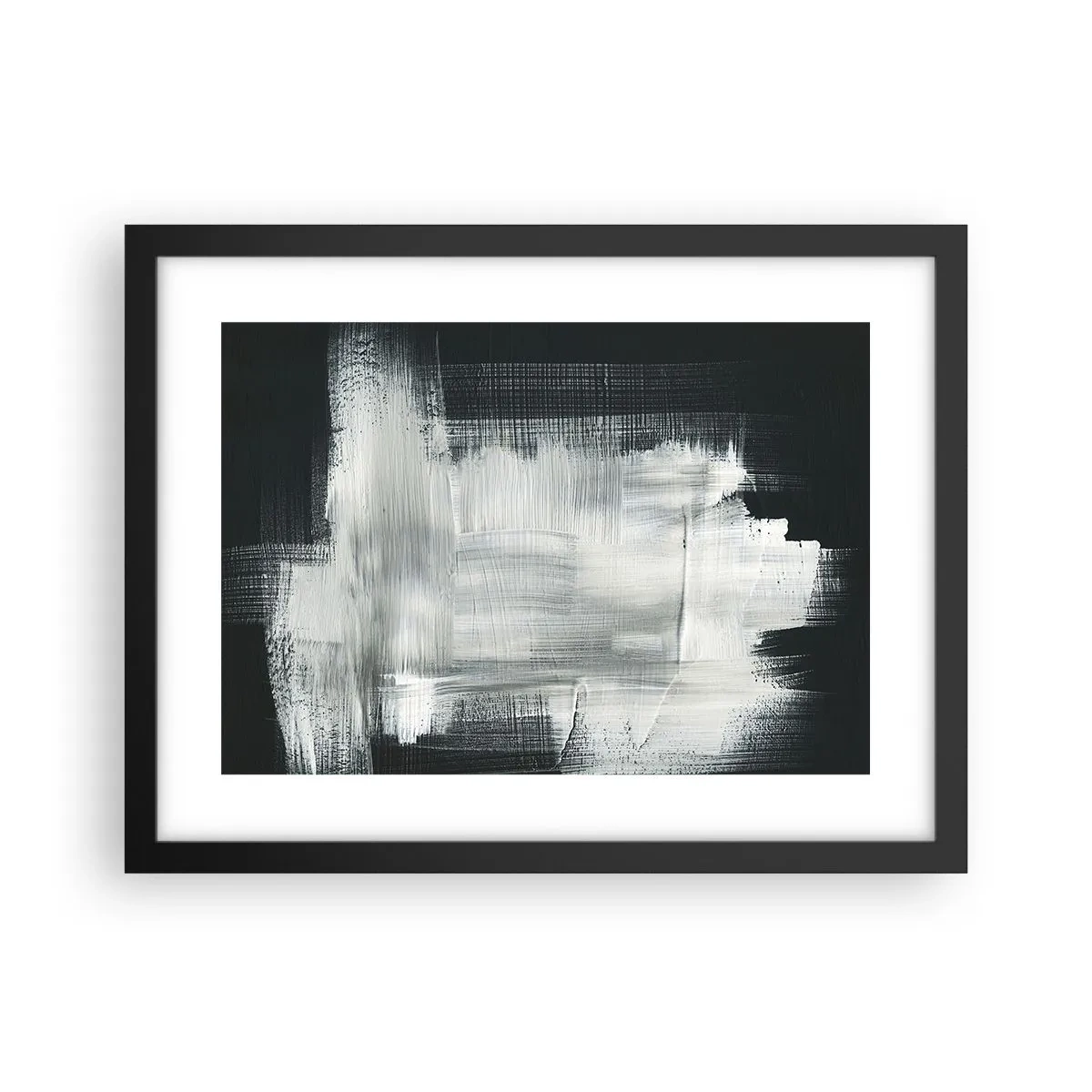 Affiche dans un cadre noir - Poster - Tissé à la verticale et à l'horizontale - 40x30 cm