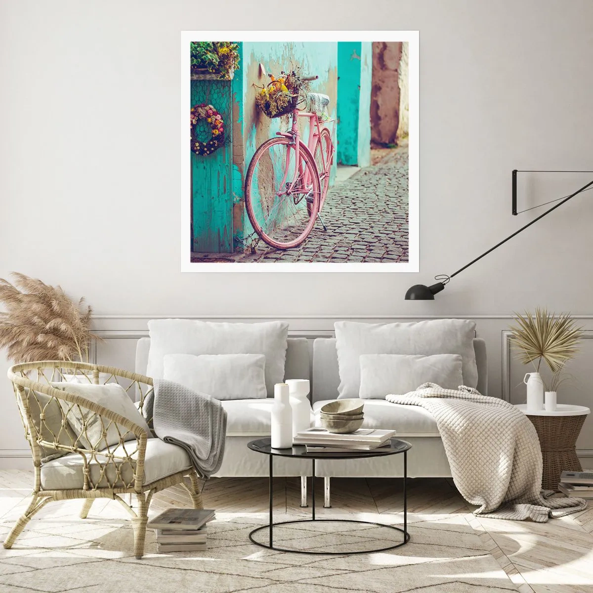 Affiche - Poster - Je reviens tout de suite - 50x50 cm