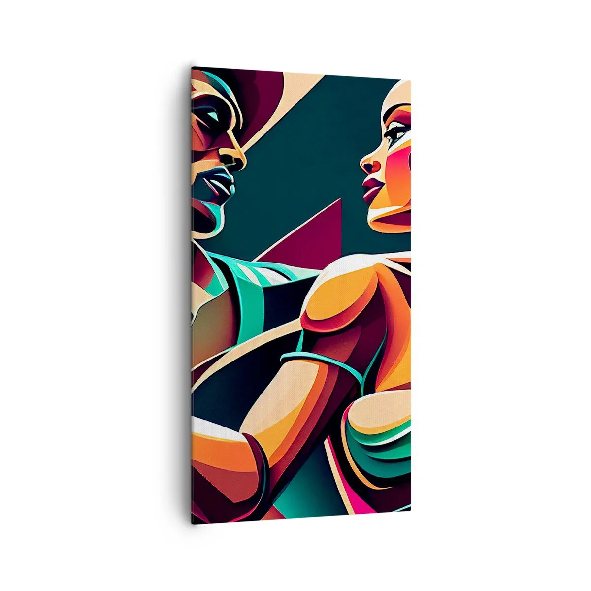 Impression sur toile - Image sur toile - Au rythme du coeur - 65x120 cm