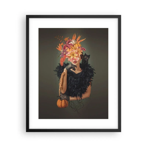 Affiche dans un cadre noir - Poster - Sort de sorcière - 40x50 cm