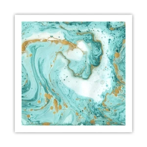 Affiche - Poster - Sous la grande vague de l'ère Edo - 60x60 cm