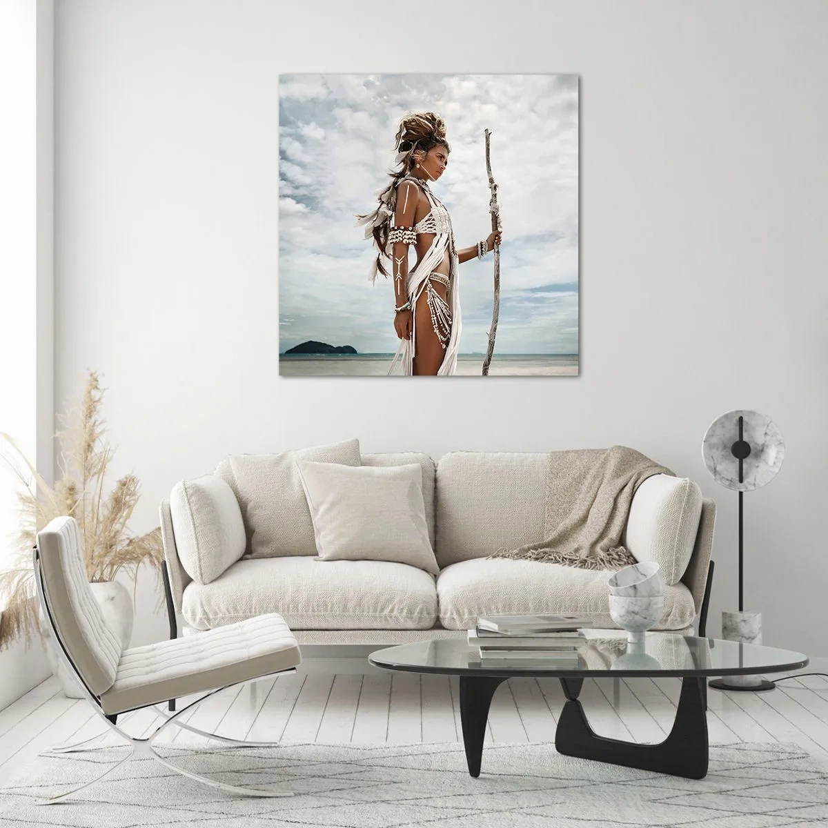 Impression sur verre - Image sur verre - Reine des tropiques - 60x60 cm