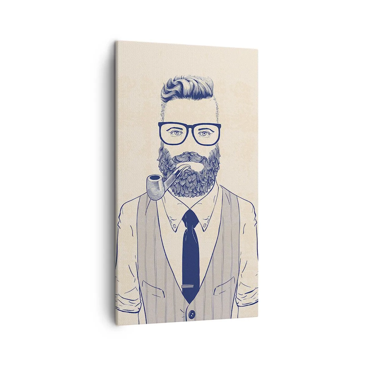 Impression sur toile - Image sur toile - Gai, masculin et à la mode - 45x80 cm