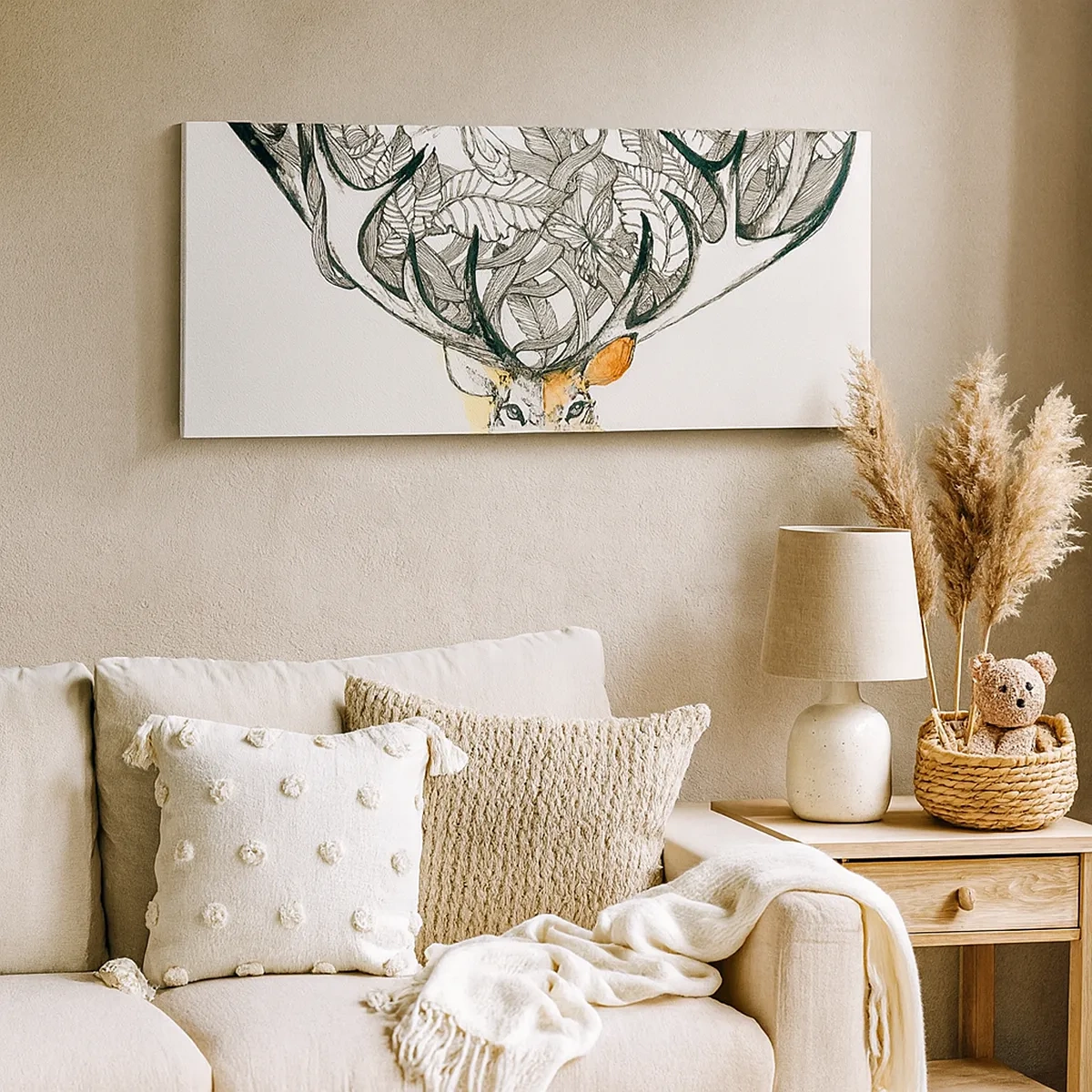 Impression sur toile - Image sur toile - Corne d'abondance - 30x30 cm