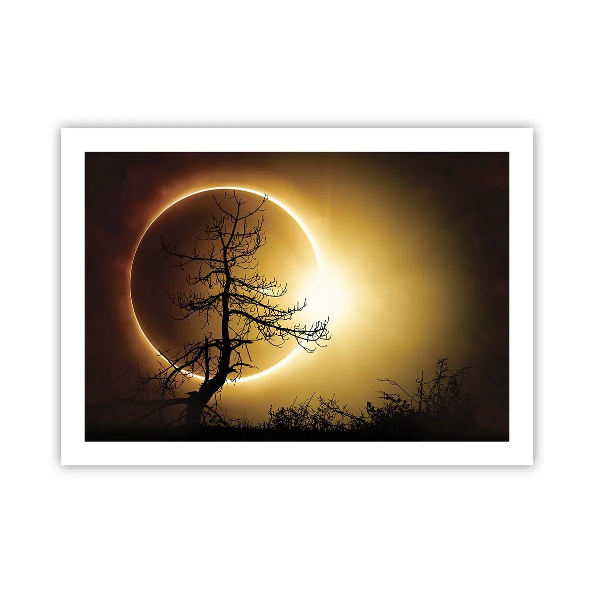 Affiche - Poster - Éclipse totale - 70x50 cm