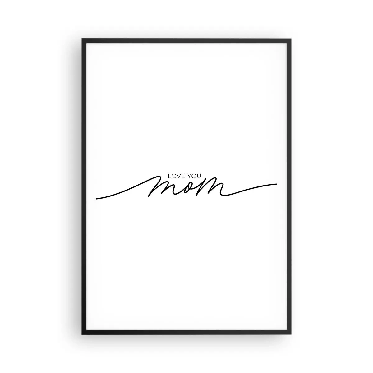 Affiche dans un cadre noir - Poster - Grand chamboulement - 70x100 cm