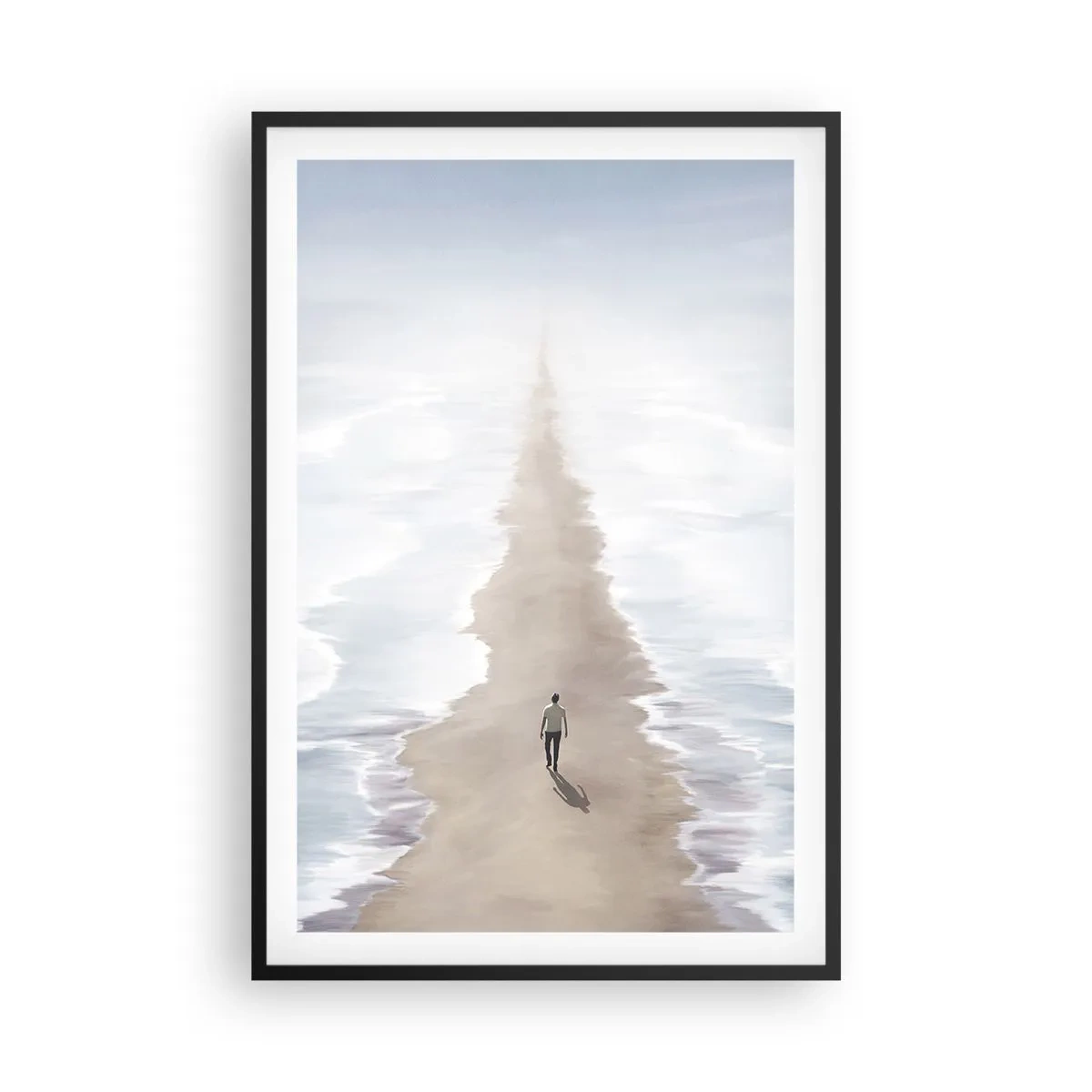 Affiche dans un cadre noir - Poster - Un brillant avenir - 61x91 cm