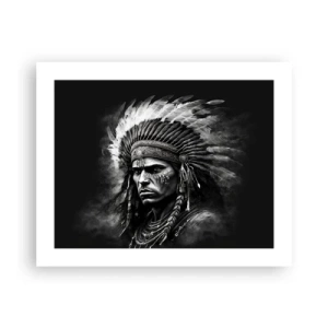 Affiche - Poster - Un leader et un guerrier - 50x40 cm