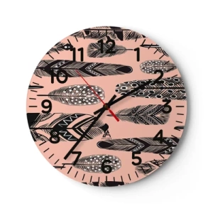 Horloge murale - Pendule murale - Collection indienne - 40x40 cm