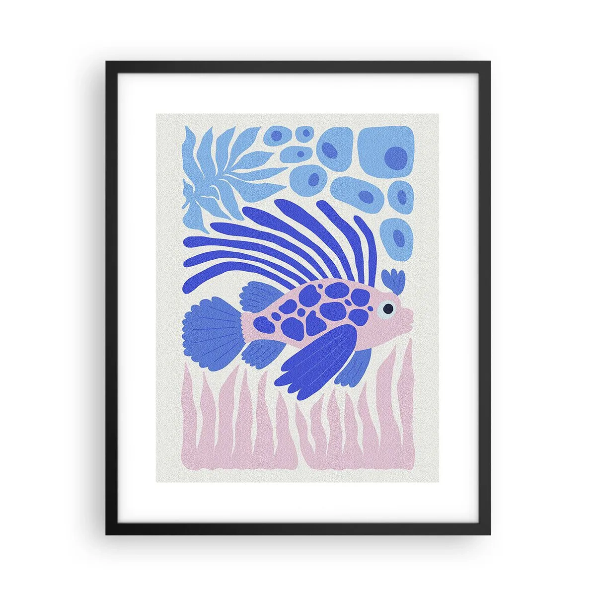 Affiche dans un cadre noir - Poster - Dans son élément - 40x50 cm